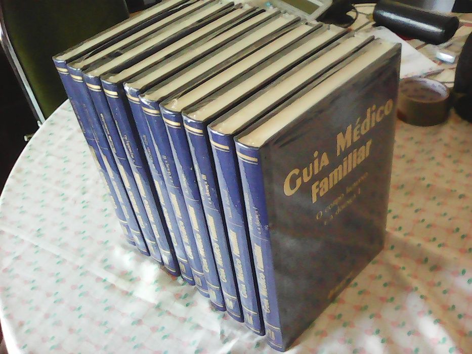 Enciclopédia de 10 volumes " Guia Médico Familiar" da Editora Aupper