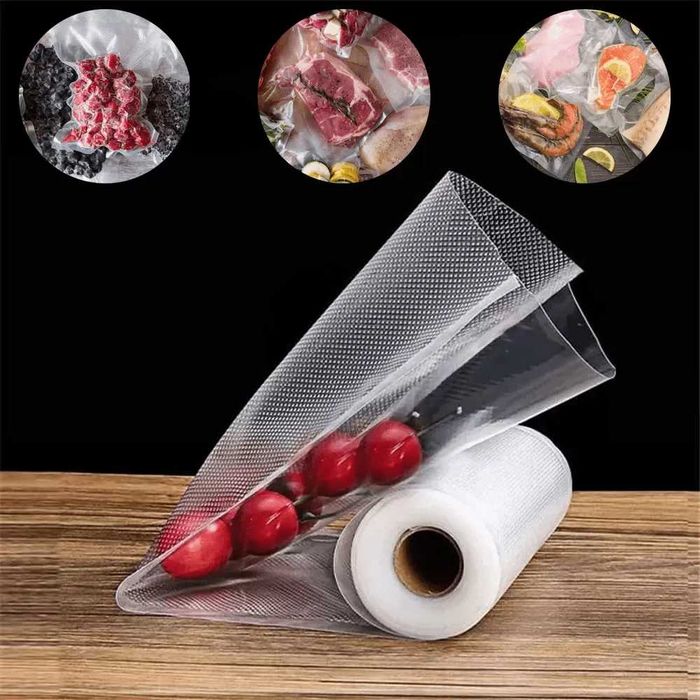 Вакуумні пакети для їжі 5 м / Вакуумні пакети для вакууматора 20