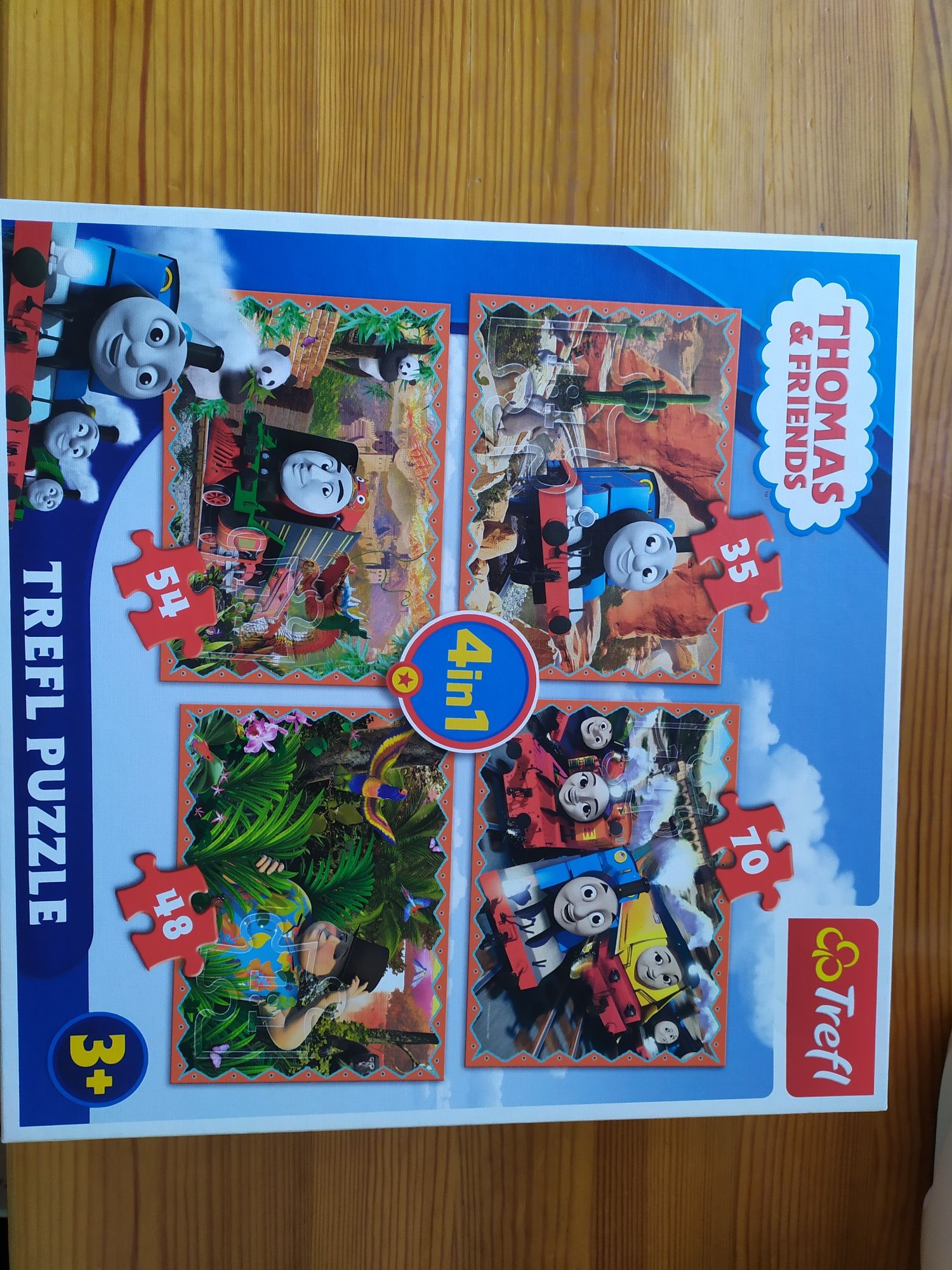 Puzzle, Trefl, Tomek i przyjaciele, 4 w 1