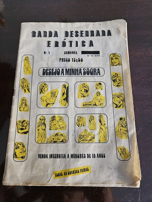 Banda desenhada Vintage Erótica