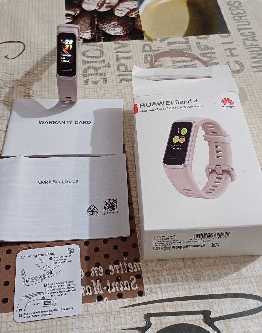 Huawei band 4 com caixa