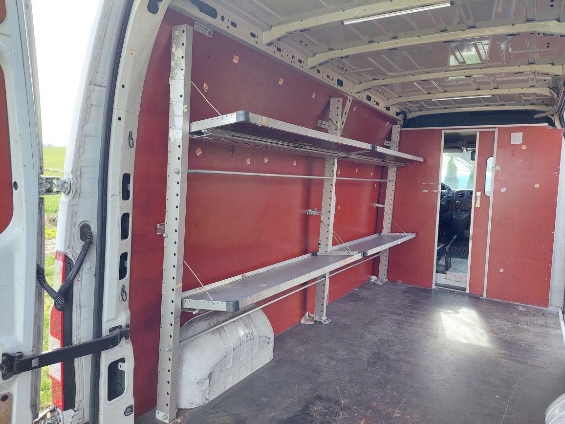 Zabudowa Sortimo bus regał szafka kurierska półki składane warsztat
