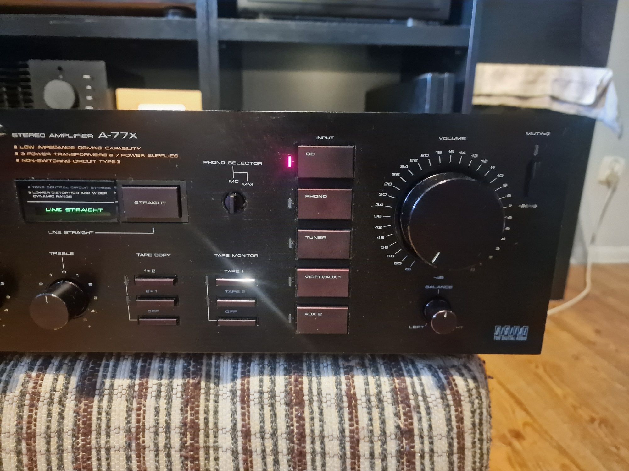 Pioneer A77X wzmacniacz po przeglądzie serwisowym