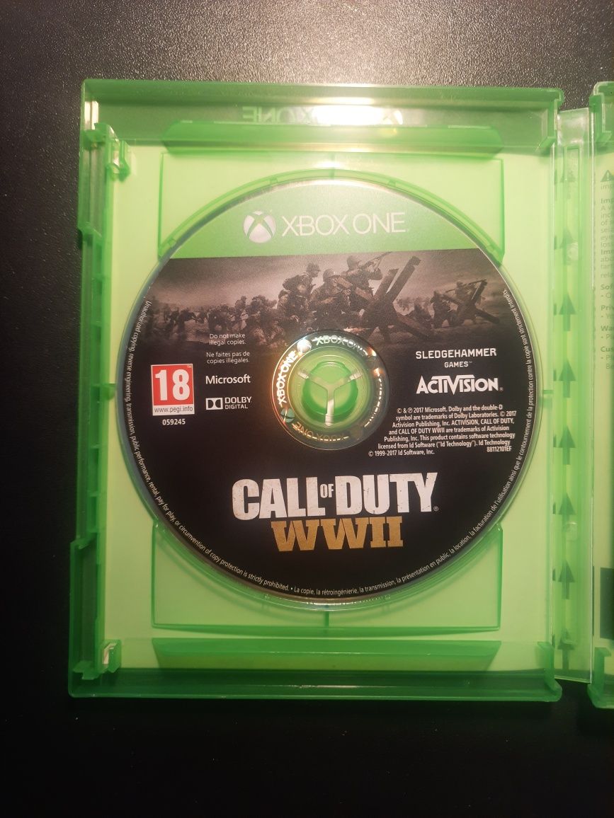 XBOX ONE gra Call Of Duty WWII activision gra na płycie