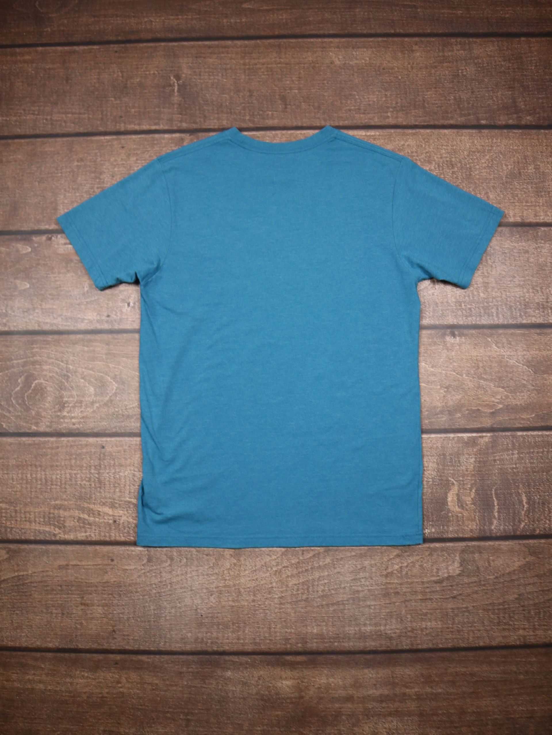 Patagonia Conquerors tshirt niebieska koszulka z krótkm rękawem