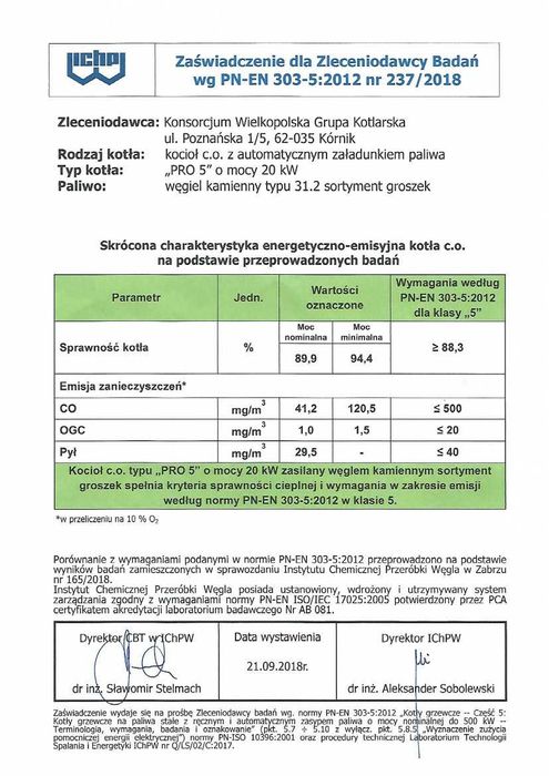KOTŁY 20 kW do 200m2 Kocioł z PODAJNIKIEM Piec na EKOGROSZEK