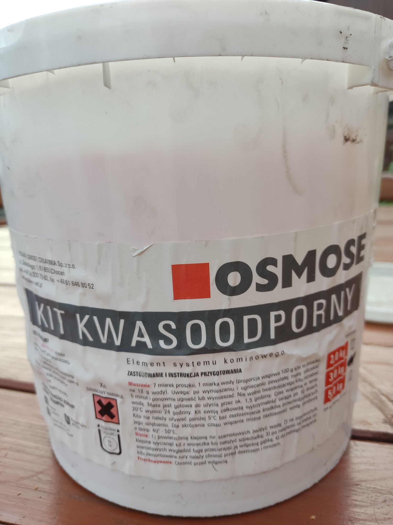 Kit kwasoodporny Osmose 3kg