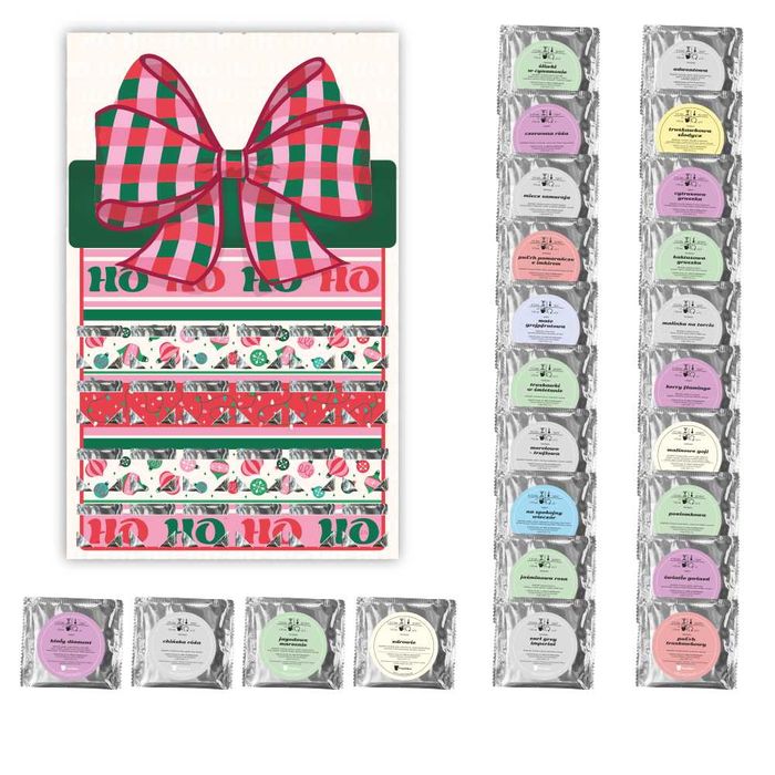 GIGA KALENDARZ ADWENTOWY Z HERBATAMI - 24 różne smaki od cupandyou.pl