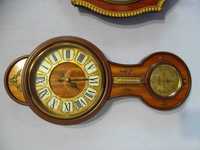 Stary zegar CCCP z barometrem i termometrem