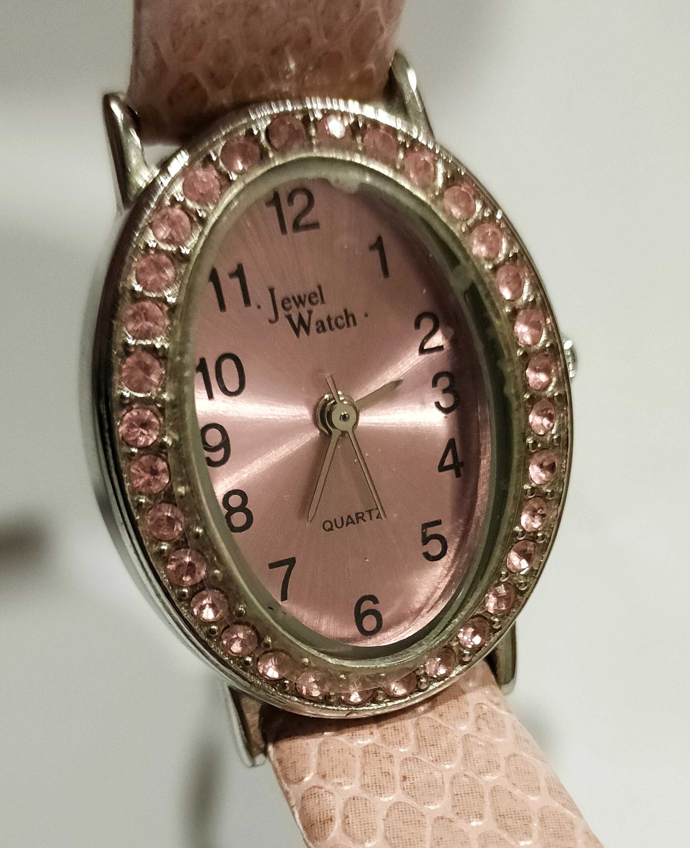 Jewel watch com cristais Swarovsky