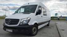 Mercedes-Benz Sprinter w906  Krajowy, pierwszy właściciel, 2016, 9-osobowy/Brygadowy