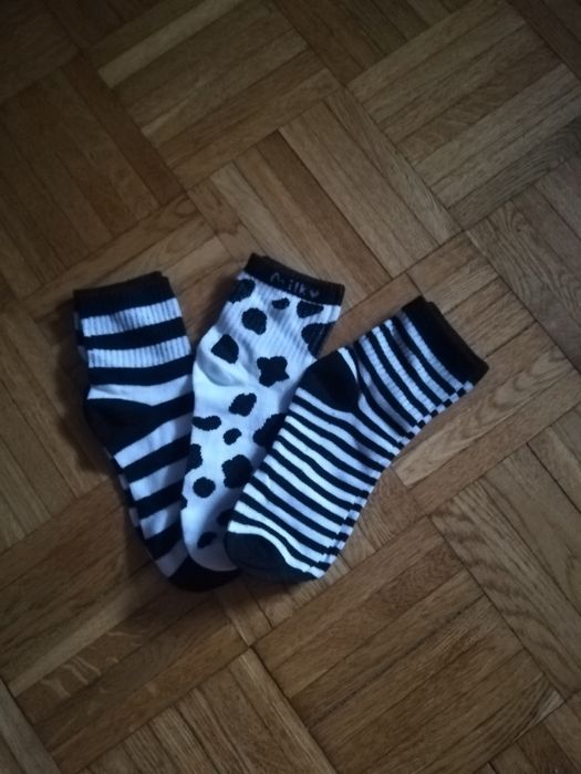Nowe trzy pary skarpetek/skarpet w r 36/38