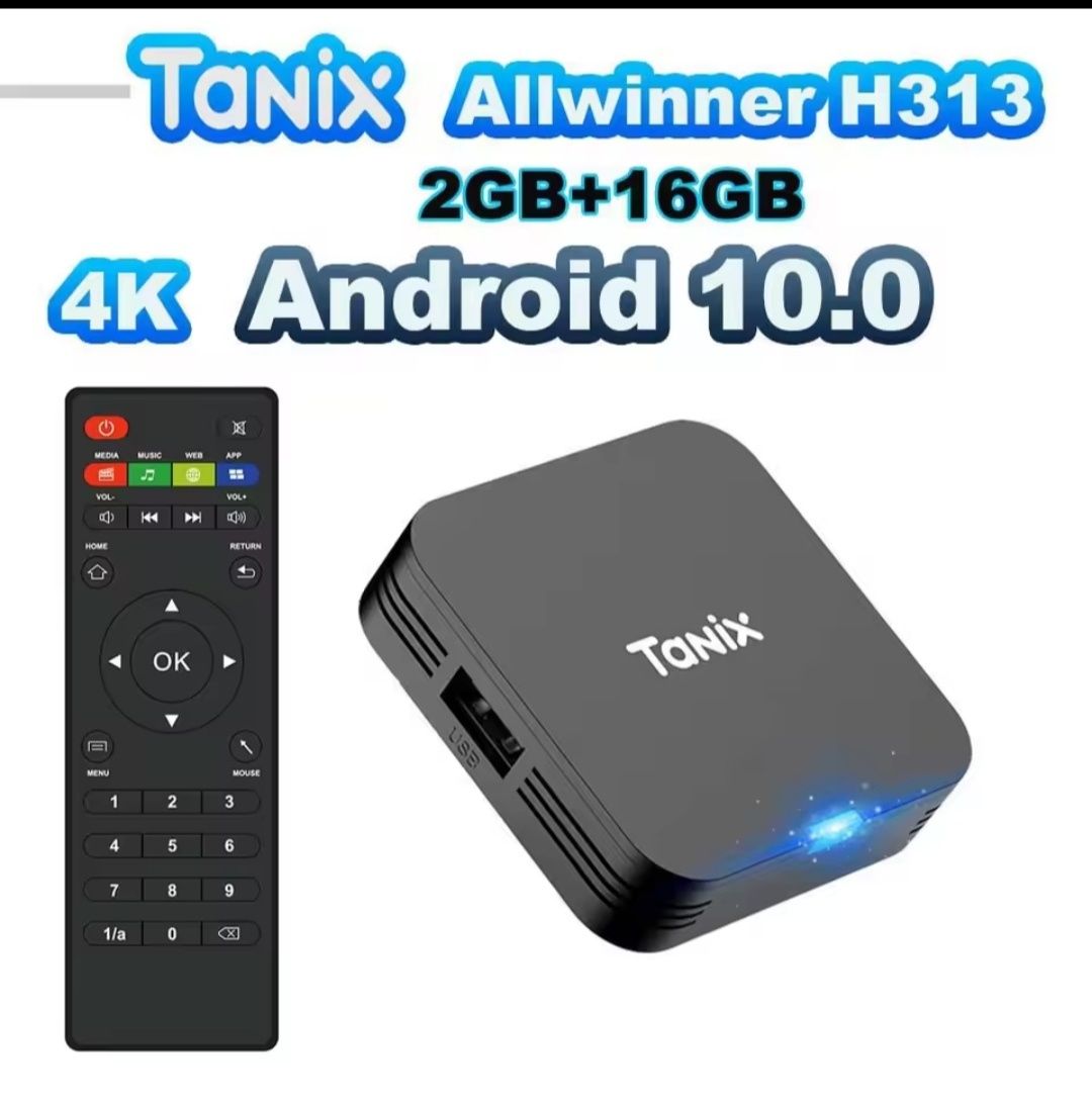 ТВ Бокс Андроїд приставка Android TV box TANIX TX1 2/16gb