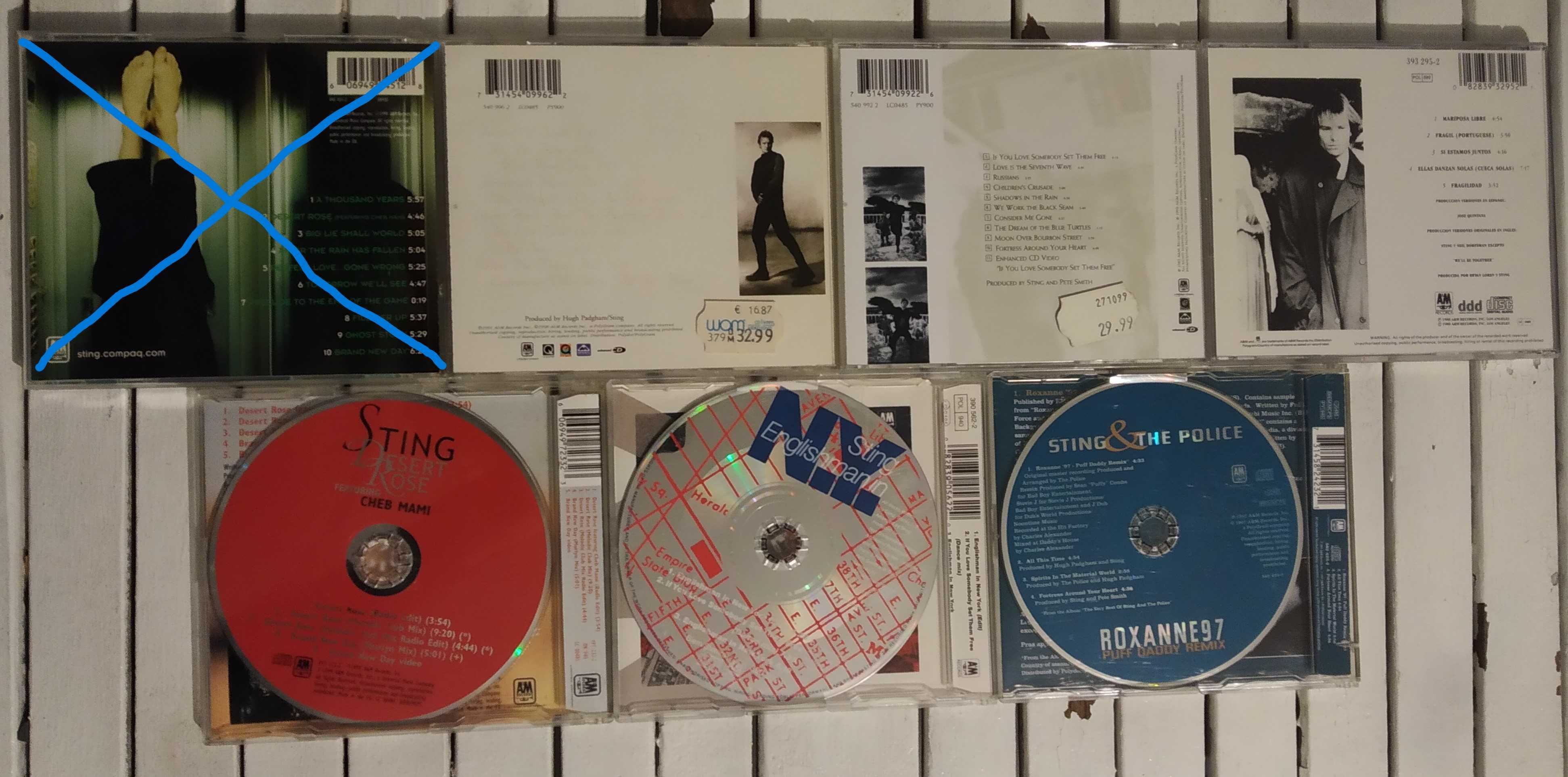 CDs de Sting - Albuns e Singles (desde 4,0€)