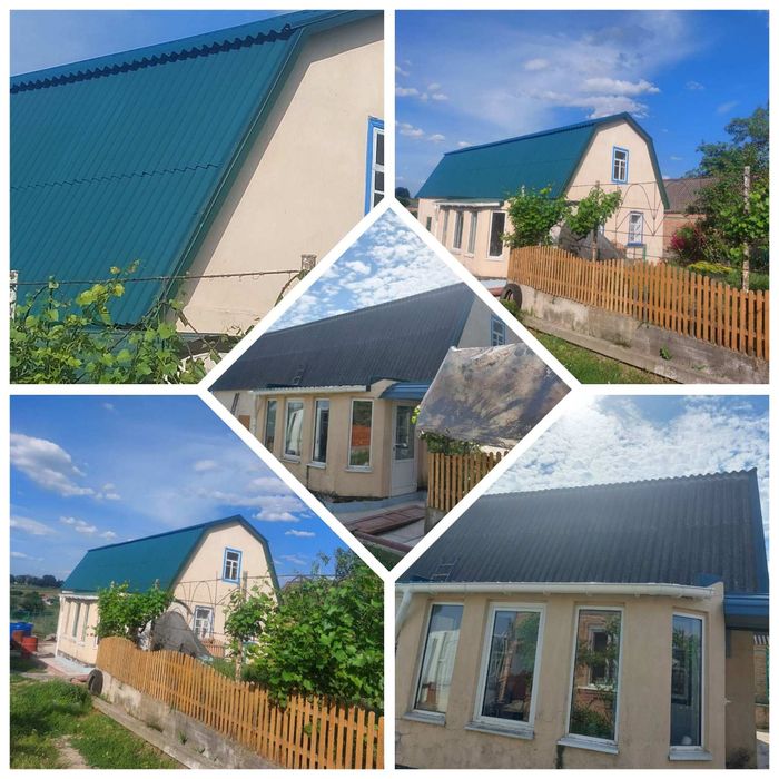 Фарбування дахів, покраска,  побілка, ан
