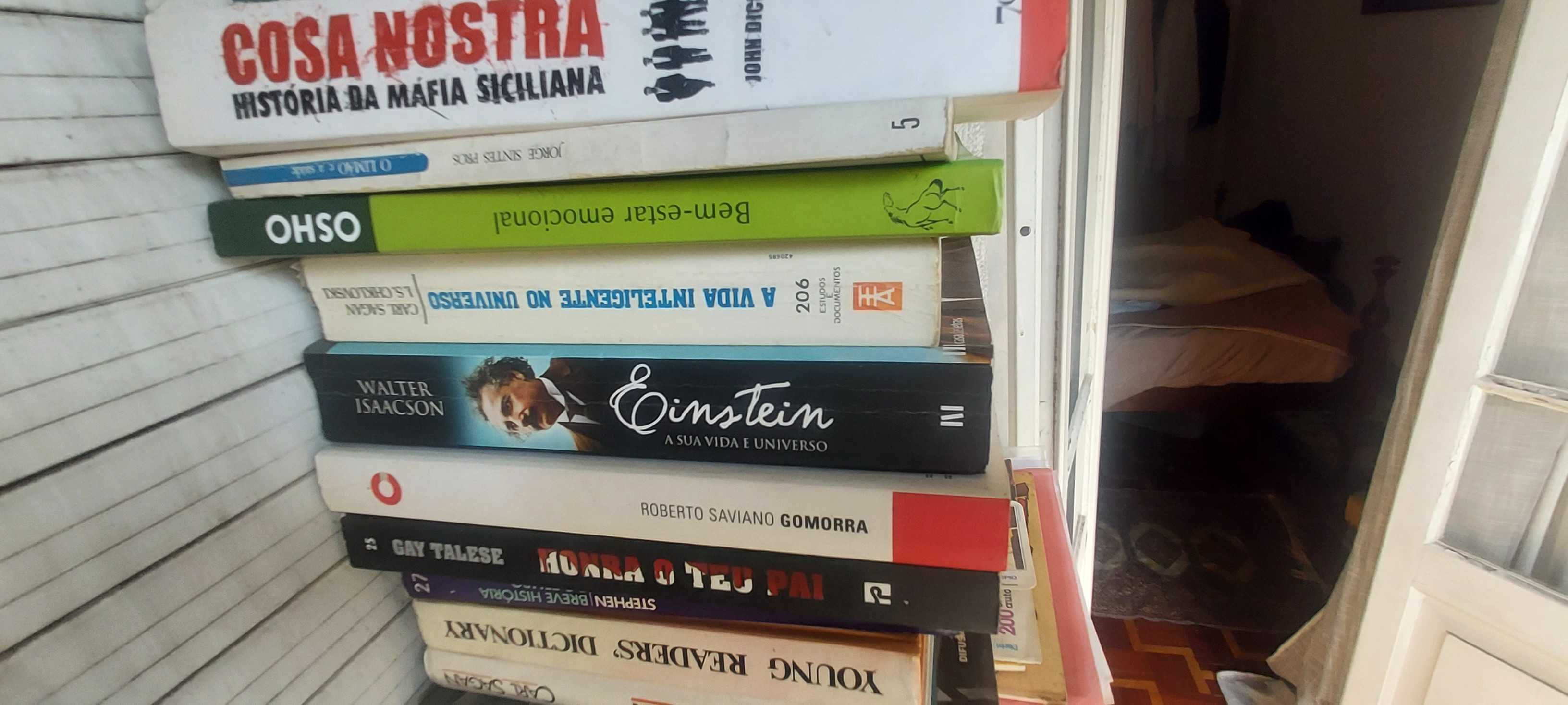 20 livros novos por abrir. Nunca foram lidos. VEJAM FOTOS.PORT. GRÁTIS