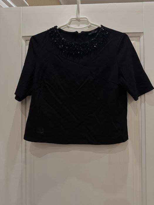 Блуза чорна трикотажна