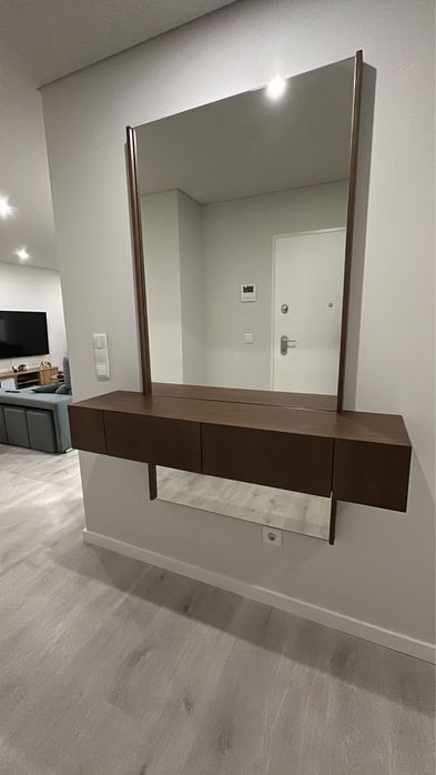 Movel de entrada Nogueira - NOVO