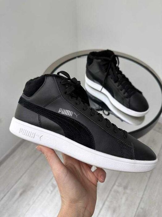 Шикарні хайтопи кросівки Puma оригінал, на хутрі 37,5- 38 розмір