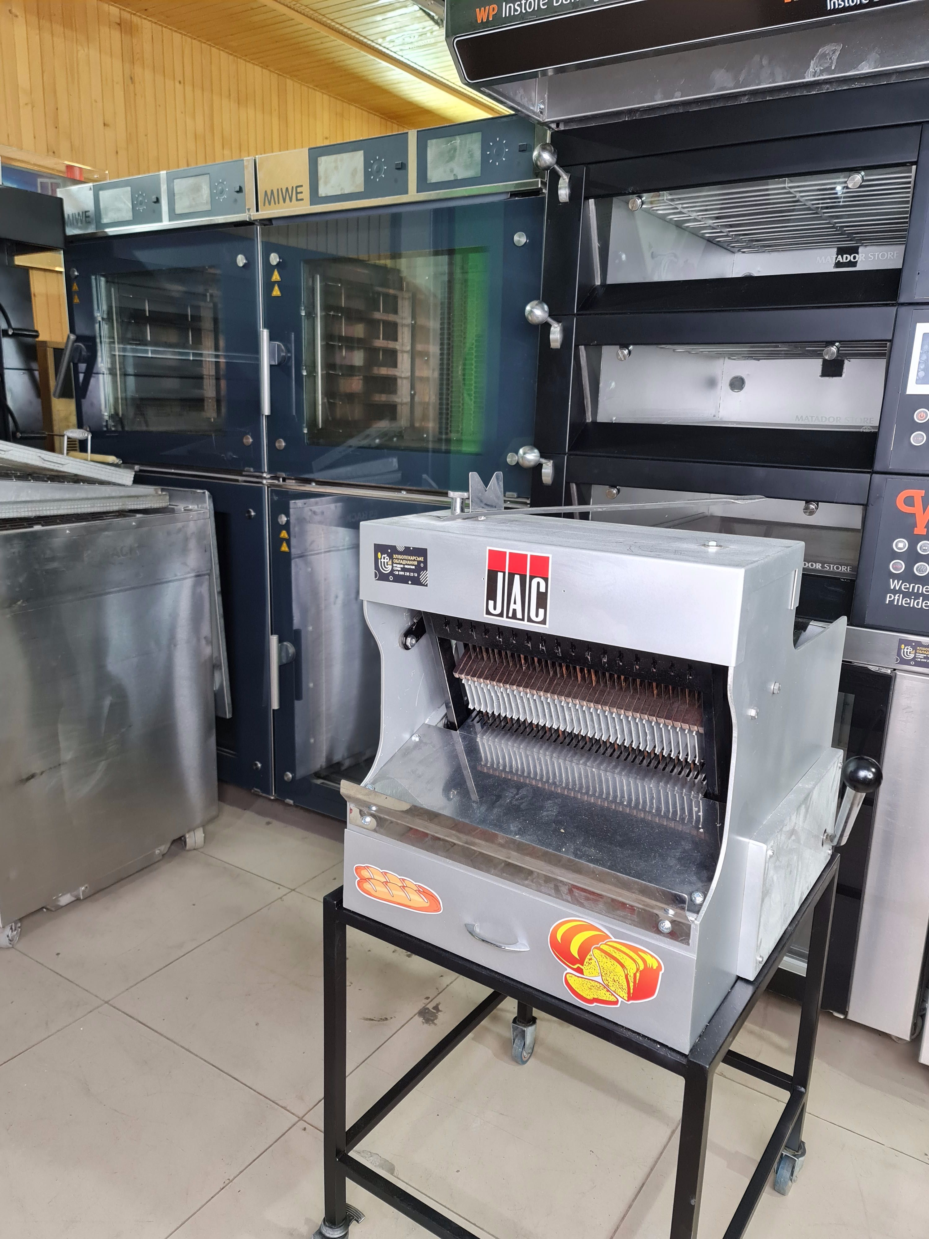 Хлеборезка JAC оборудование для пекарни полуавтомат из Германии