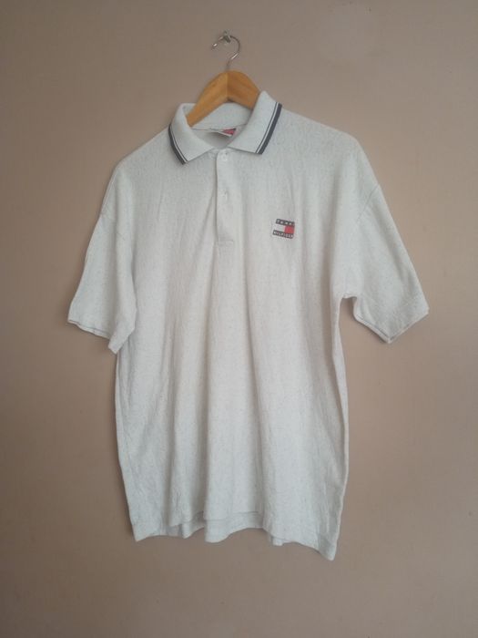 Biała koszulka polo Tommy Hilfiger