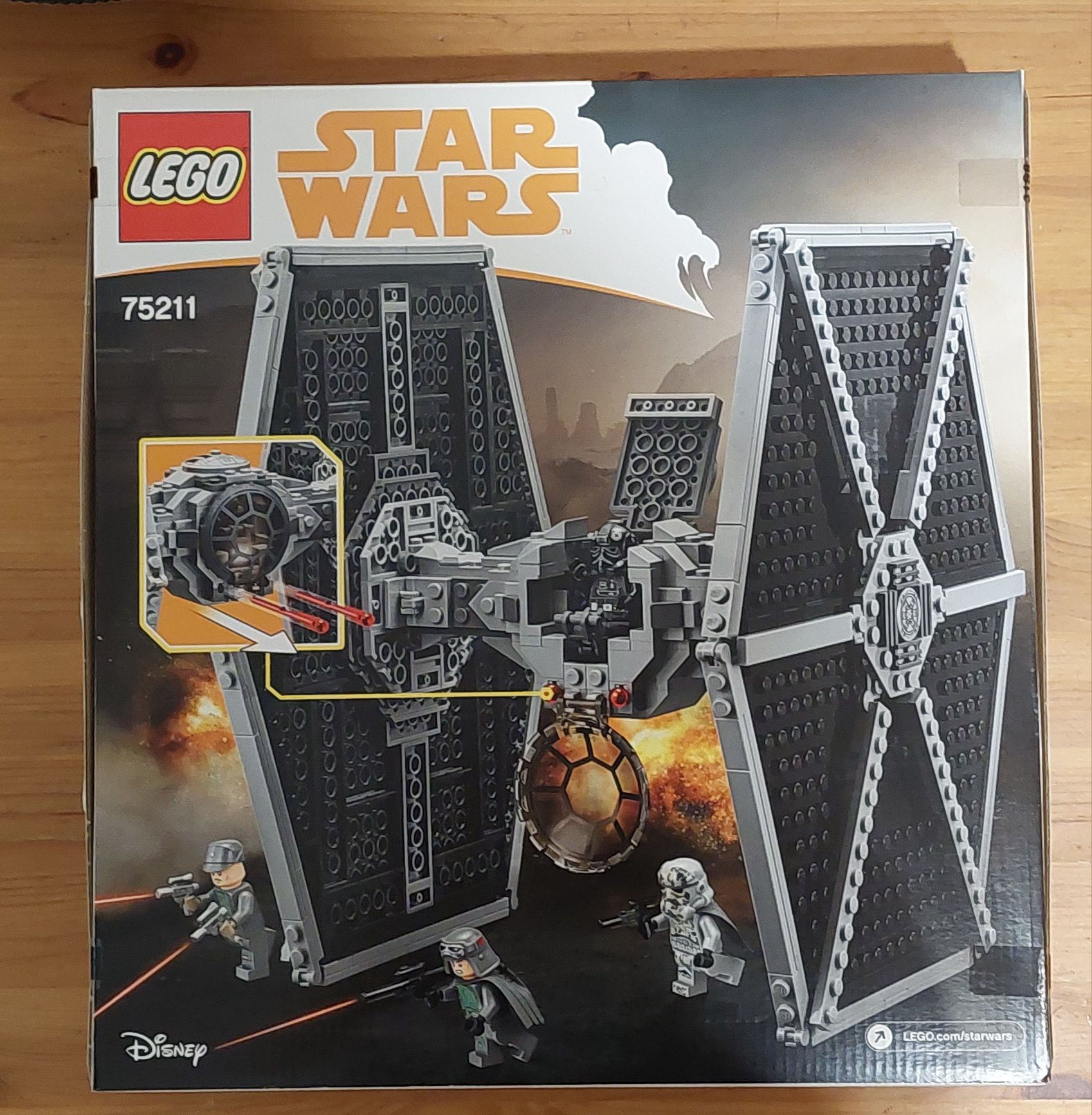 Lego Star Wars 75211 Imperialny myśliwiec TIE nowy