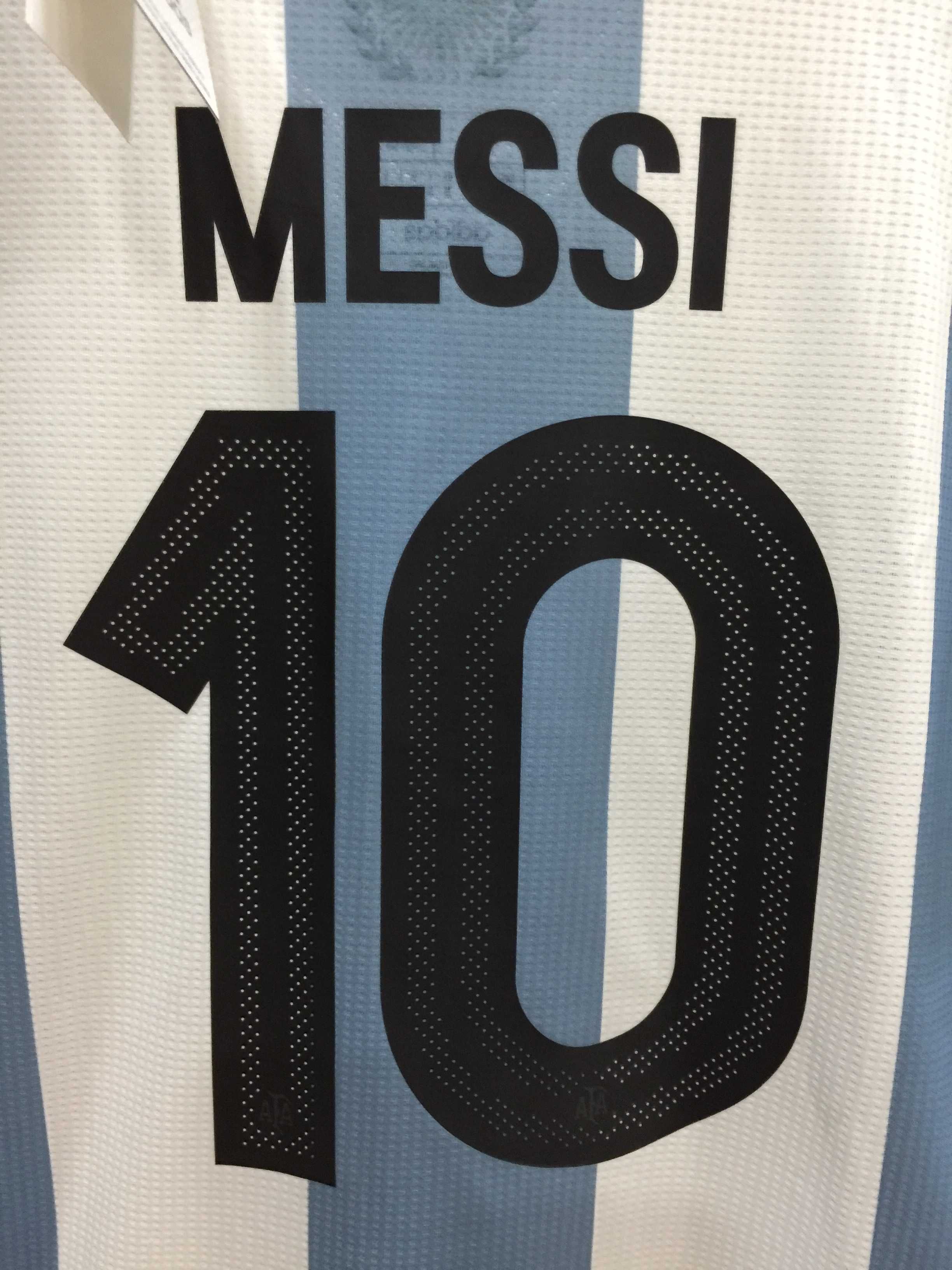 Argentina Home 50th Anniversary Edition Messi Football Jersey R.S