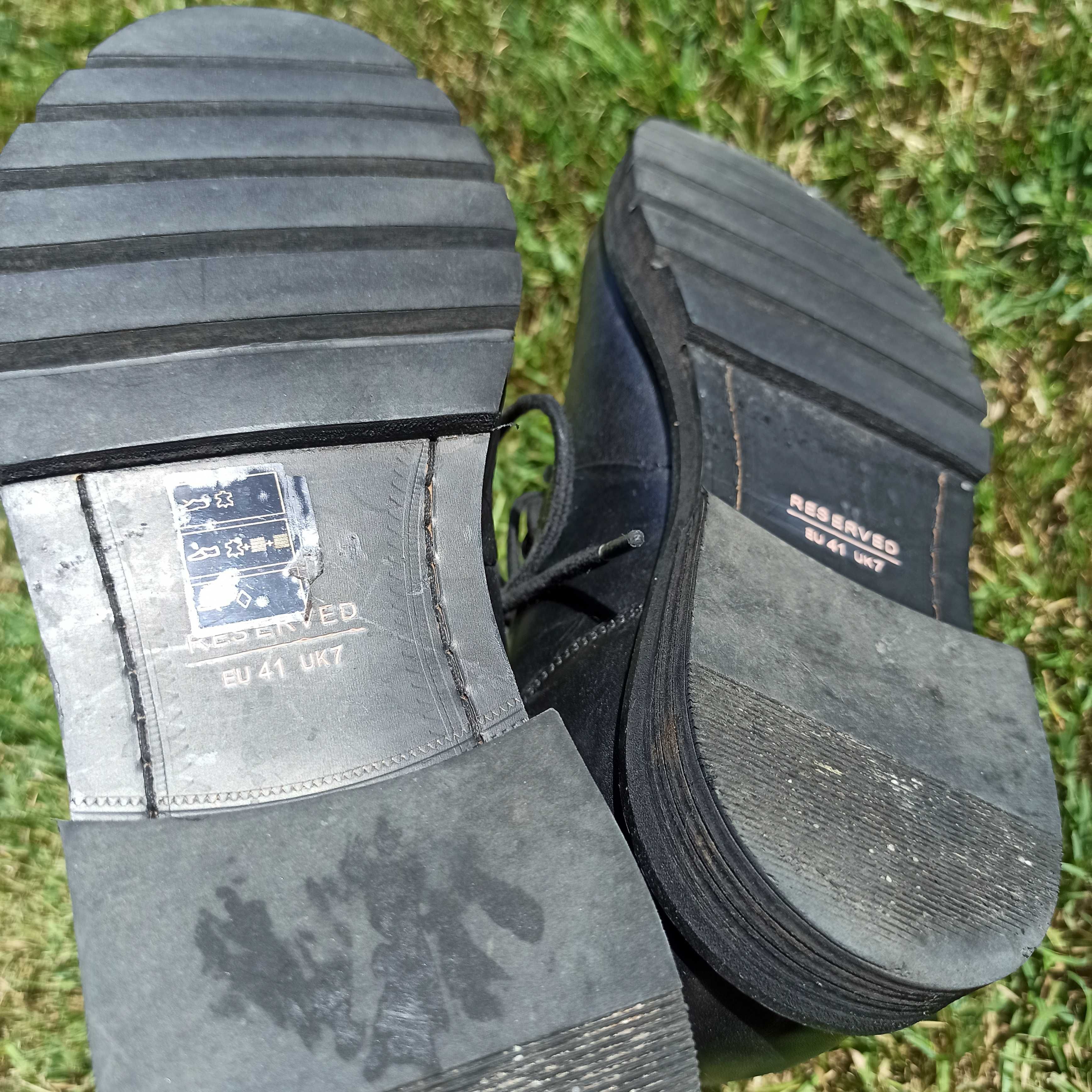 Reserved cтильні ботинки сапоги шкіряні бутси