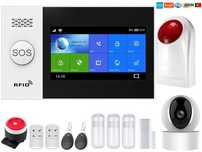 Alarme Tuya Loja sem Fios+Câmera+Sirene Wifi/GSM Android/iOS (NOVO)