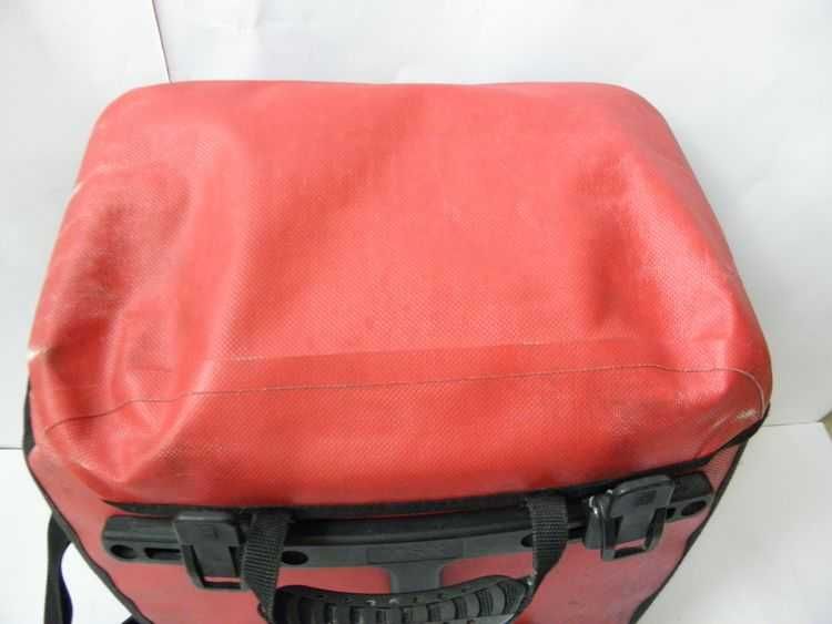 Sakwa torba bag rowerowa RED waterproof 40x33x18cm