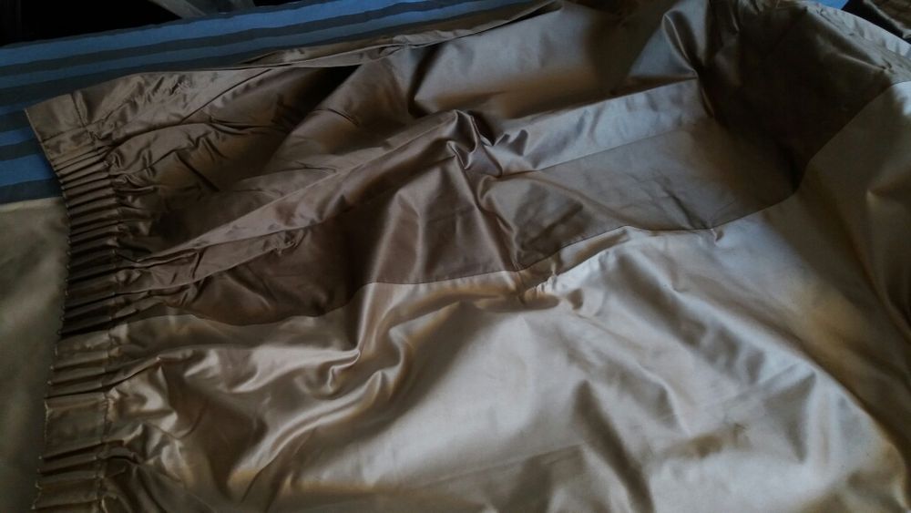 Cortinado grande novo seda selvagem com BLACK OUT 2,40x1,90 cm