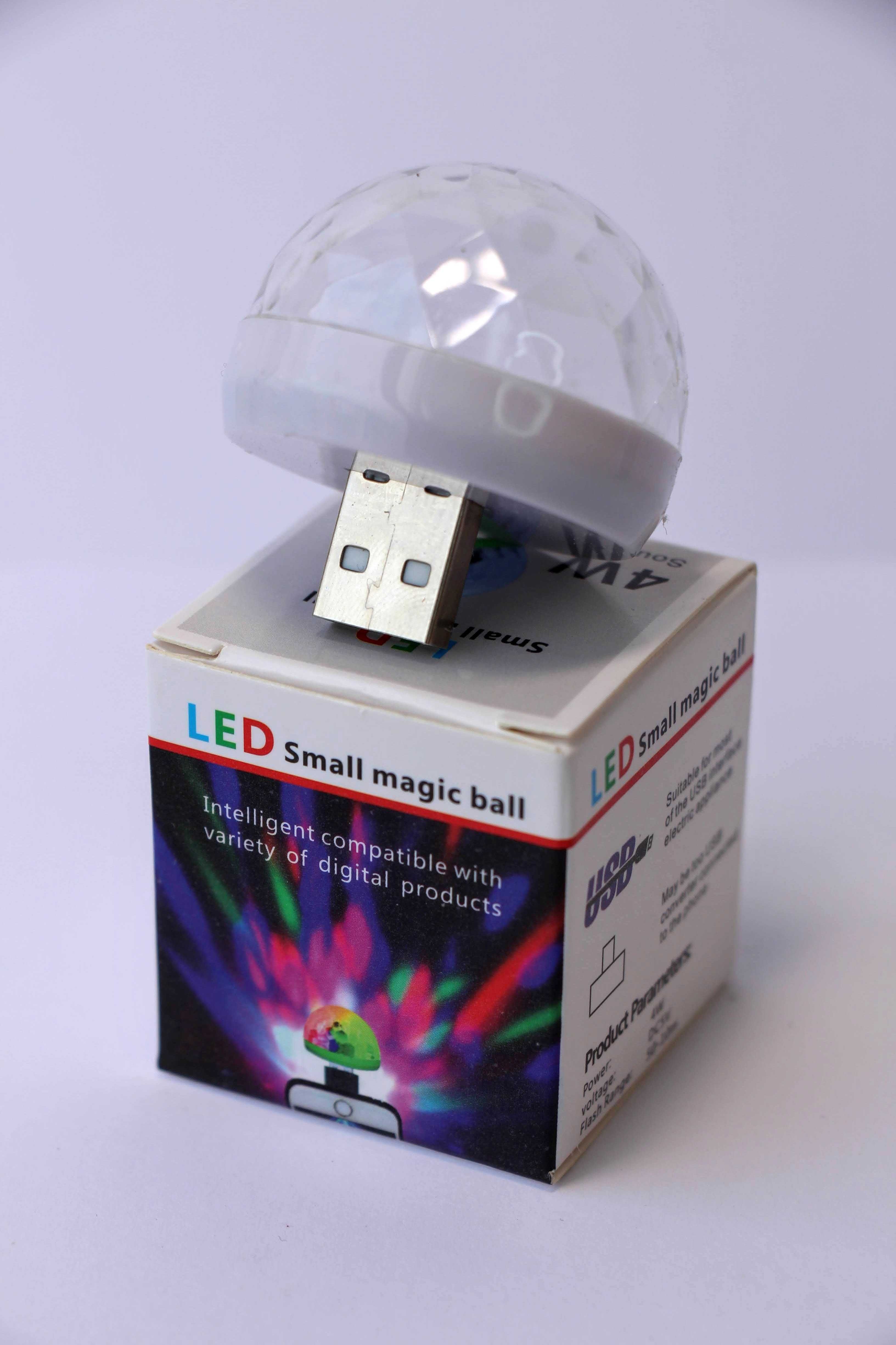 Мини диско шар USB LED 4W Small Magic Ball