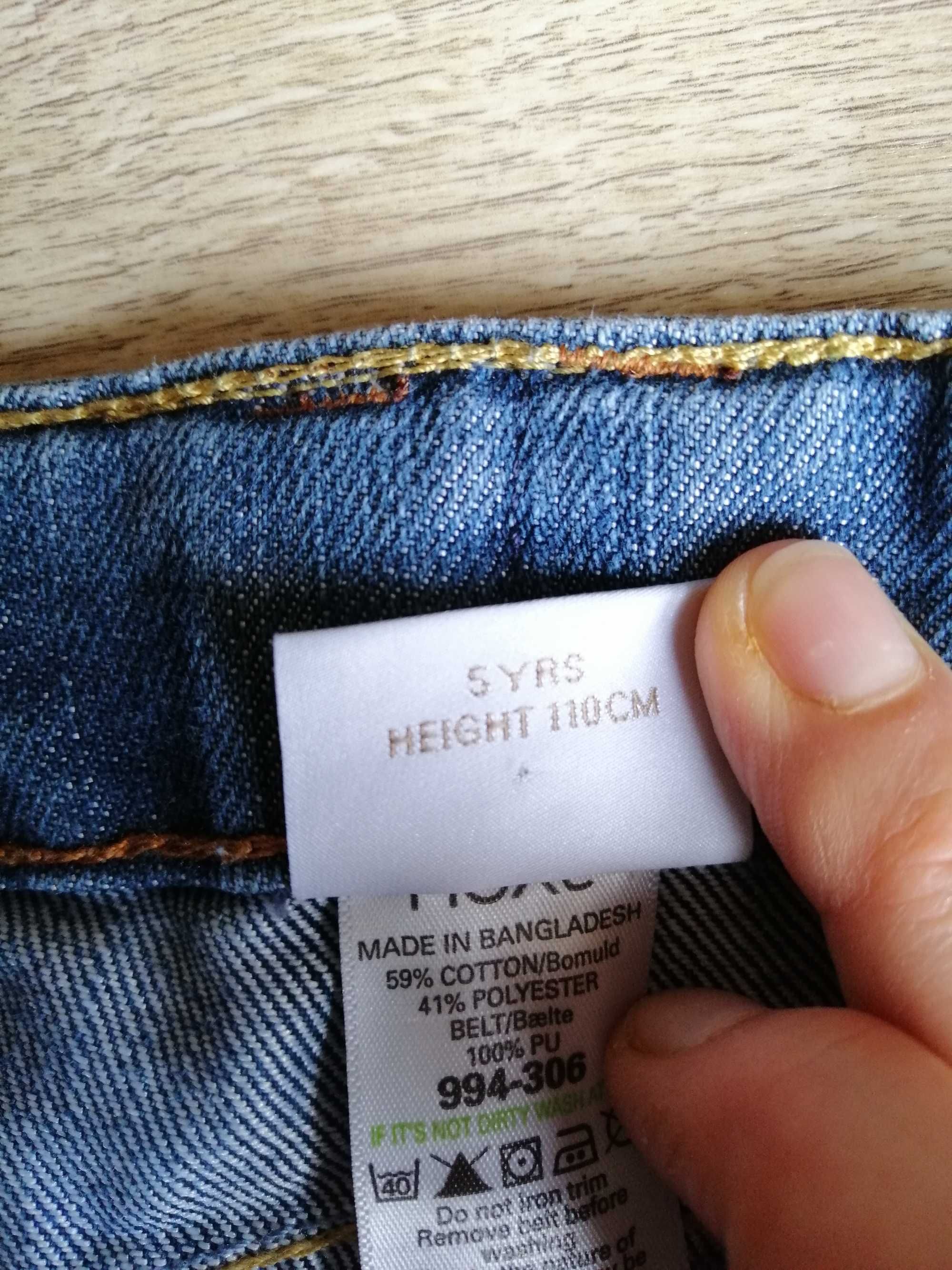 Spodenki 110 dla dziewczynki next jeans