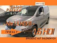Peugeot PARTNER VAN MOCNY SILNIK 1.6HDI 3 OSOBOWY SALON POLSKA JEDEN WŁAŚCICIEL  Ważne ! Końcowa partia produkcyjna z mocnym silnikiem 1.6 HDI
