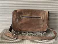 Bolsa cartucheira VENATOR 37x25cm couro e lona