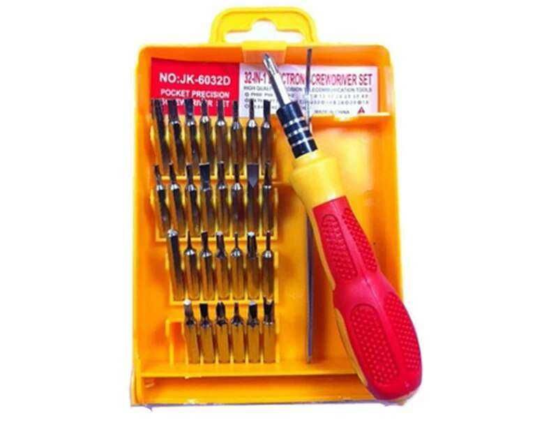 Zestaw wkrętaków 32 w 1 precyzyjnych magnetycznych.