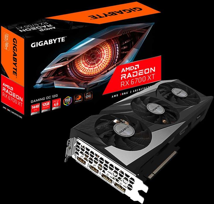 Відеокарта Gigabyte Radeon RX 6700 XT Gaming OC