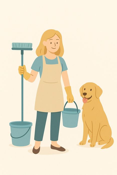 Sprzątanie domów, pomoc domowa