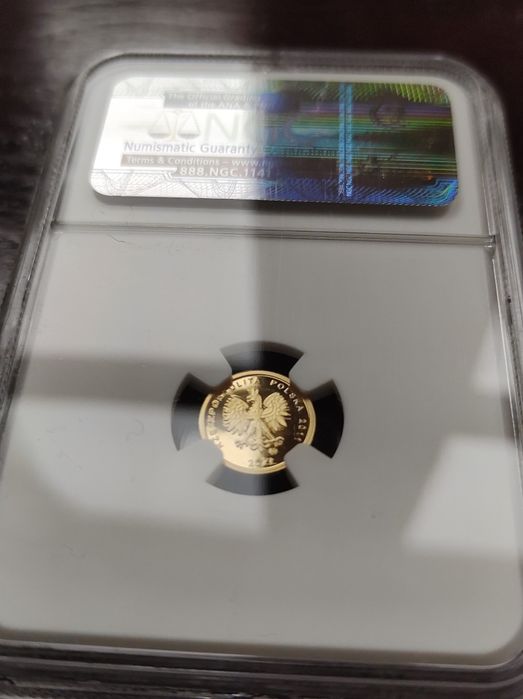 Beatyfikacja Jana Pawła ll 1gr pr 900 Graiding NGC PF 70