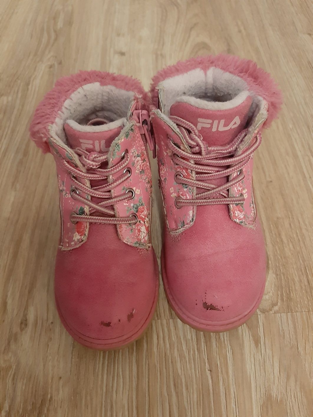 Buty zimowe fila dla dziewczynki rozmiar 23