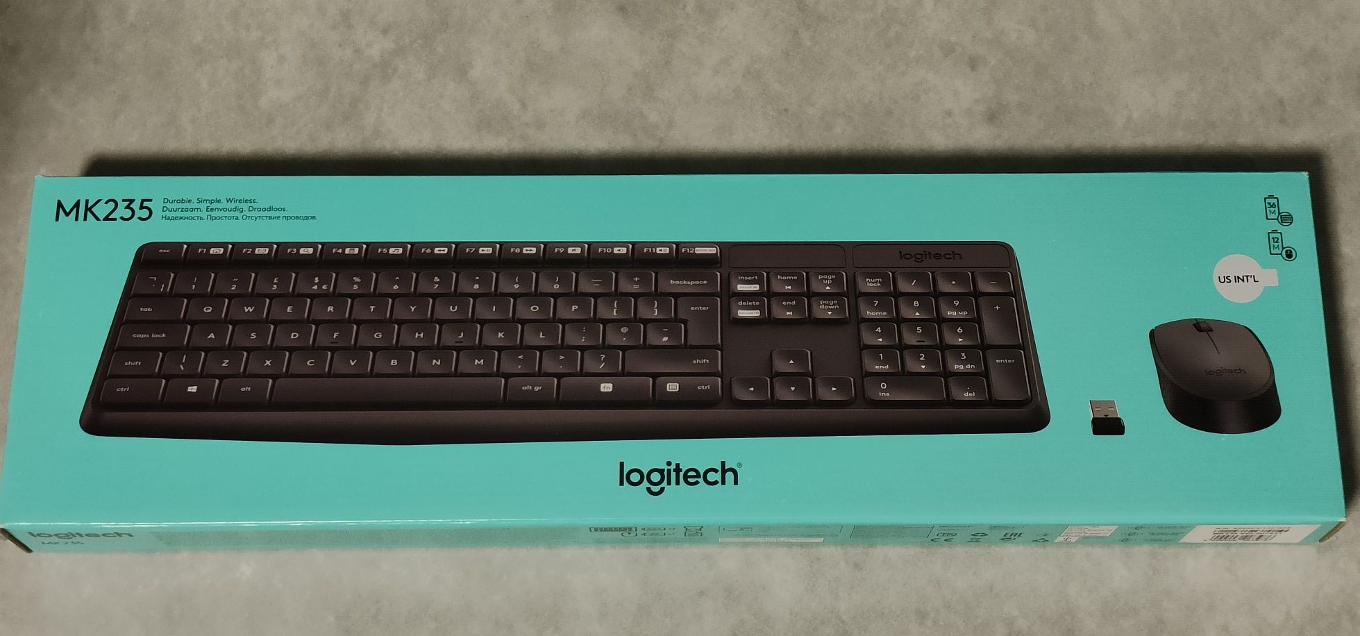 Klawiatura + myszka Logitech MK235