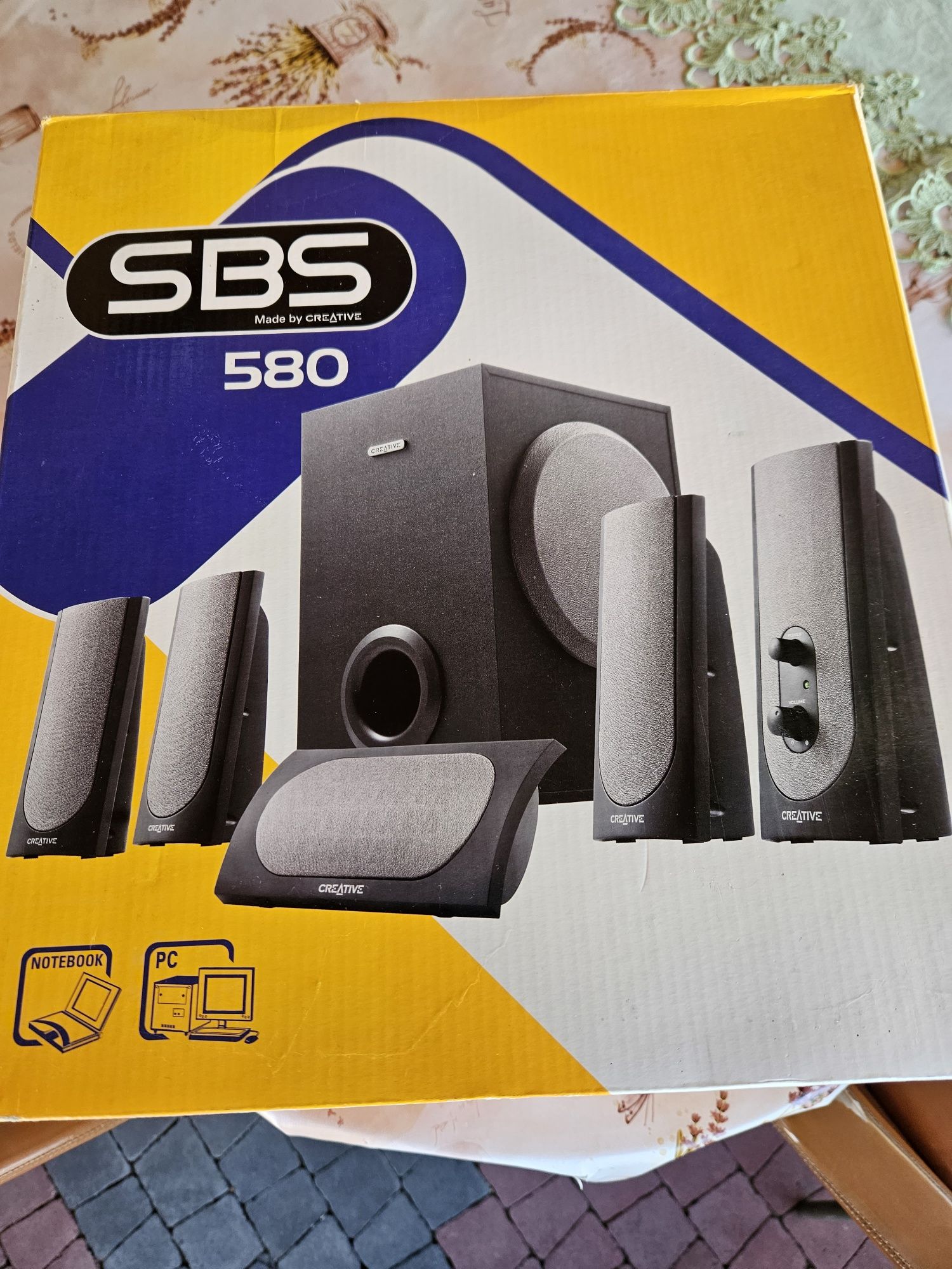 Głośniki komputerowe Creative 5.1 SBS 580