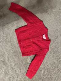 Sweter, czerwony, piękny roz 74