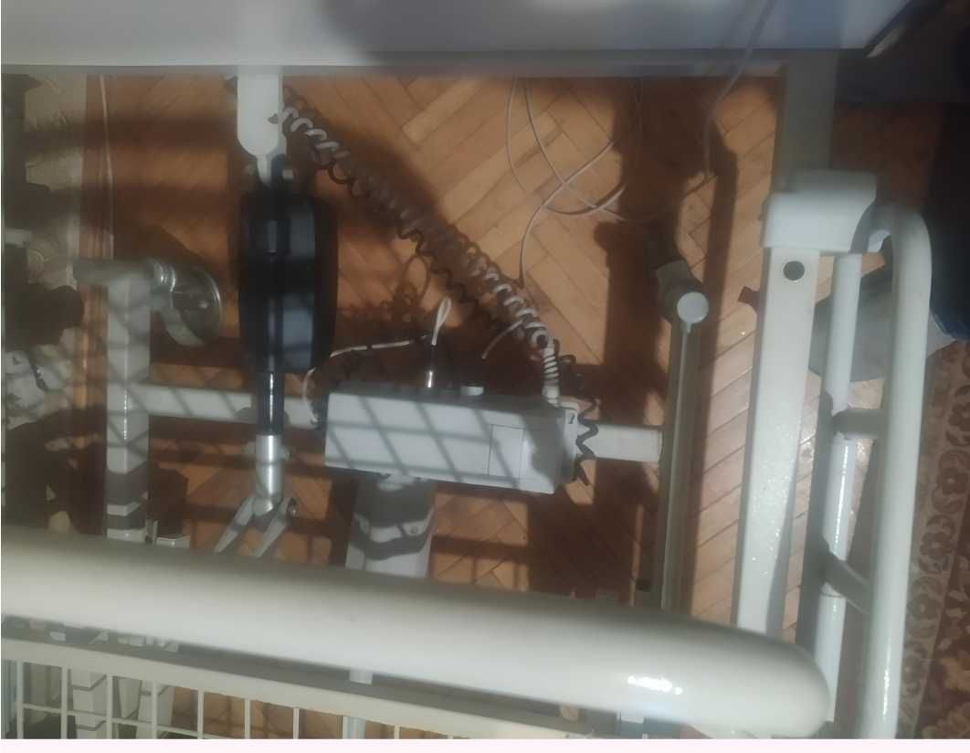 Реабілітаційне Ліжко з Матрасом на Пульті Керування, Металеве і Якісне