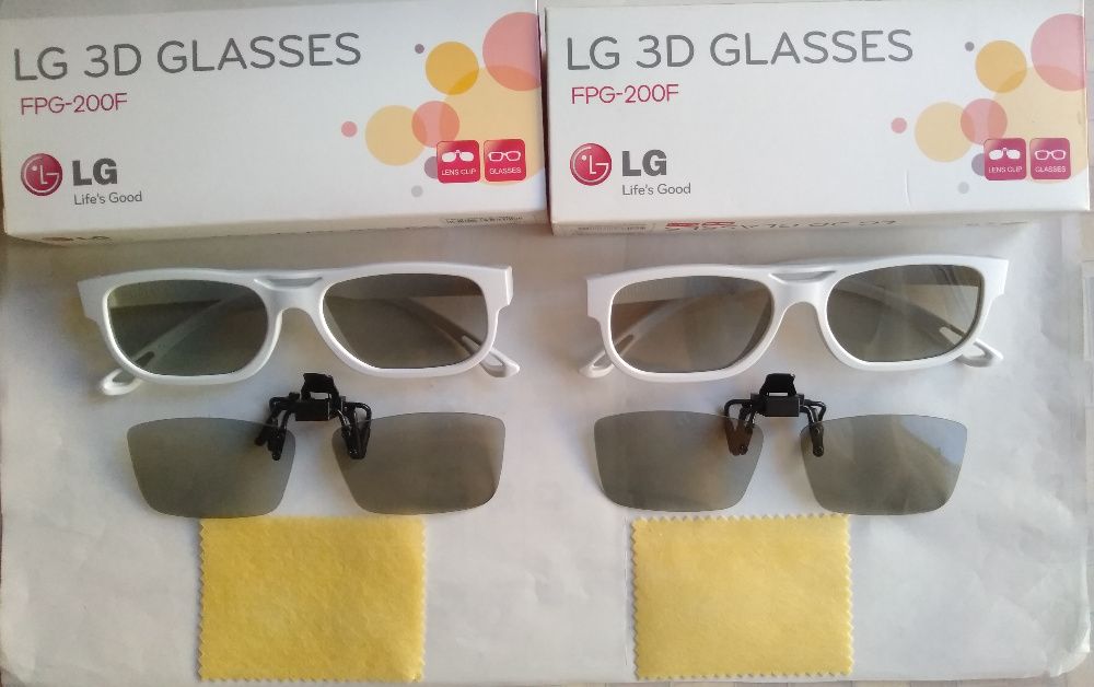 Видео 3-D очки LG FPG-200F пара для ТВ и видео новые