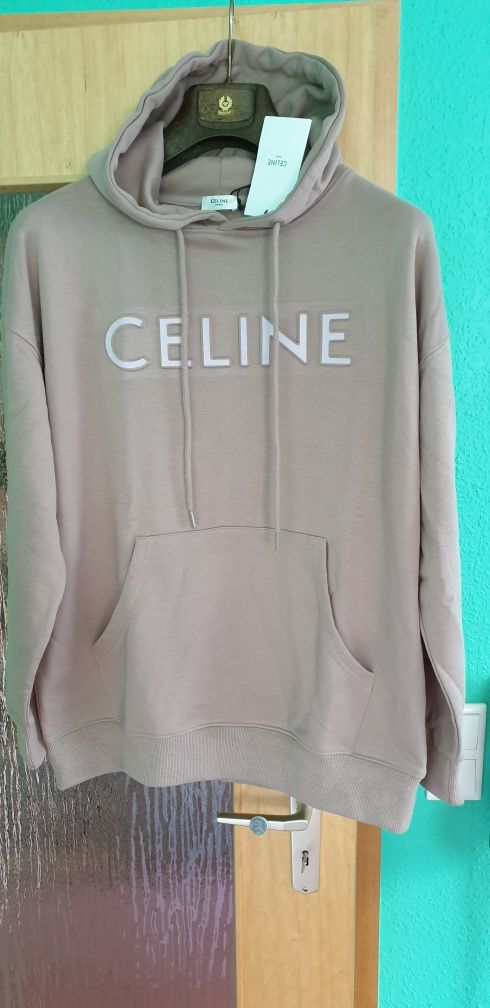 celine hoodi swetr bluza z kapturem