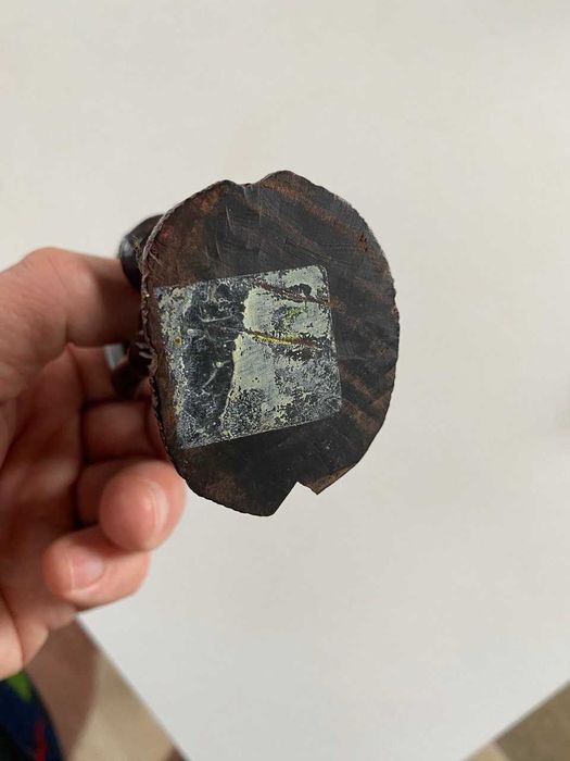 Ręcznie rzeźbiona figurka z drewna joruba, dekoracja.