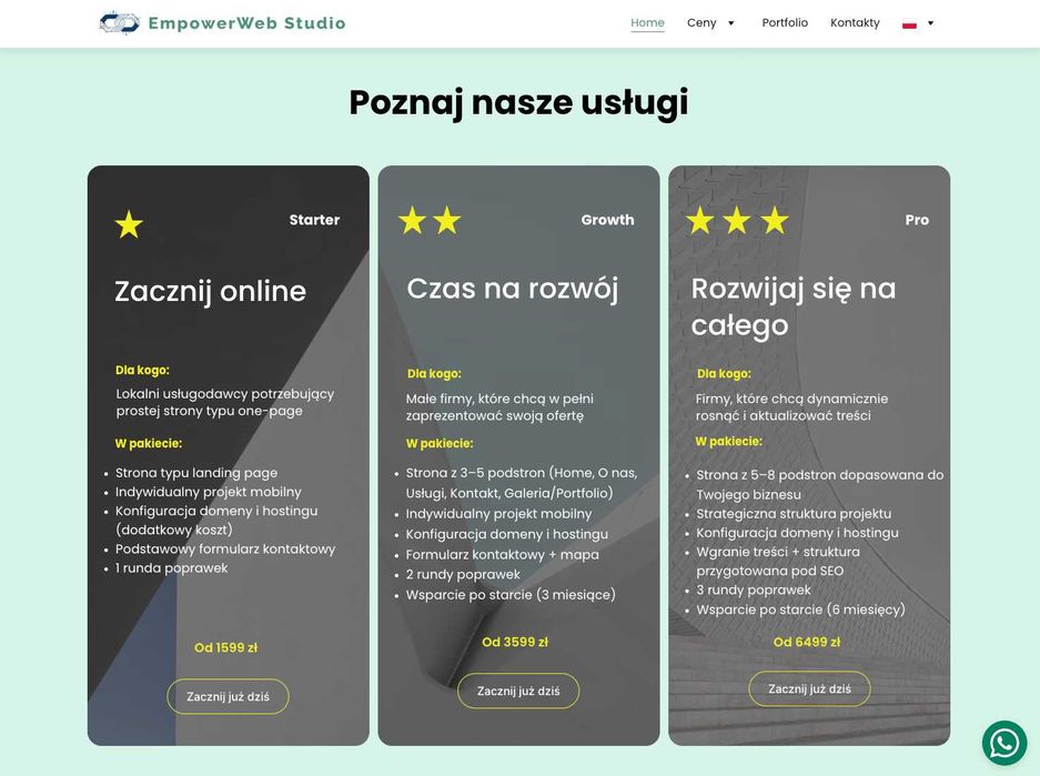 Strona Web pod klucz w kilka dni! Sklep/blog/strona firmy/landing page