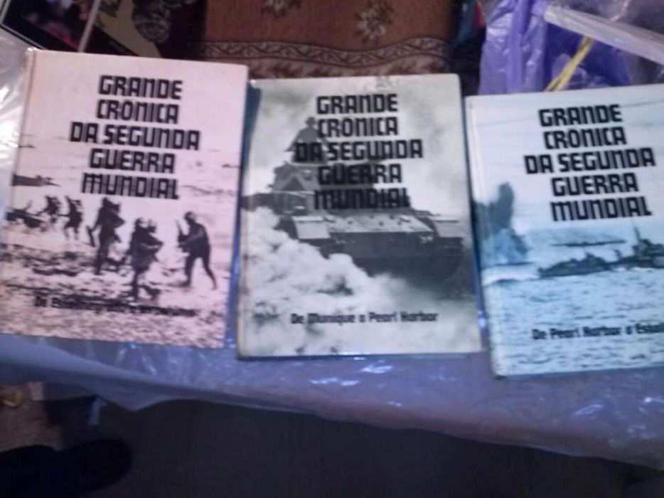3 livros ( grande cronica da segunda guerra )