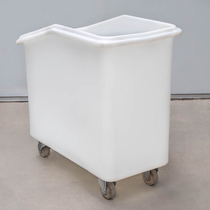 Pojemnik gastronomiczny na produkty sypkie biały 40x75x70 cm używany